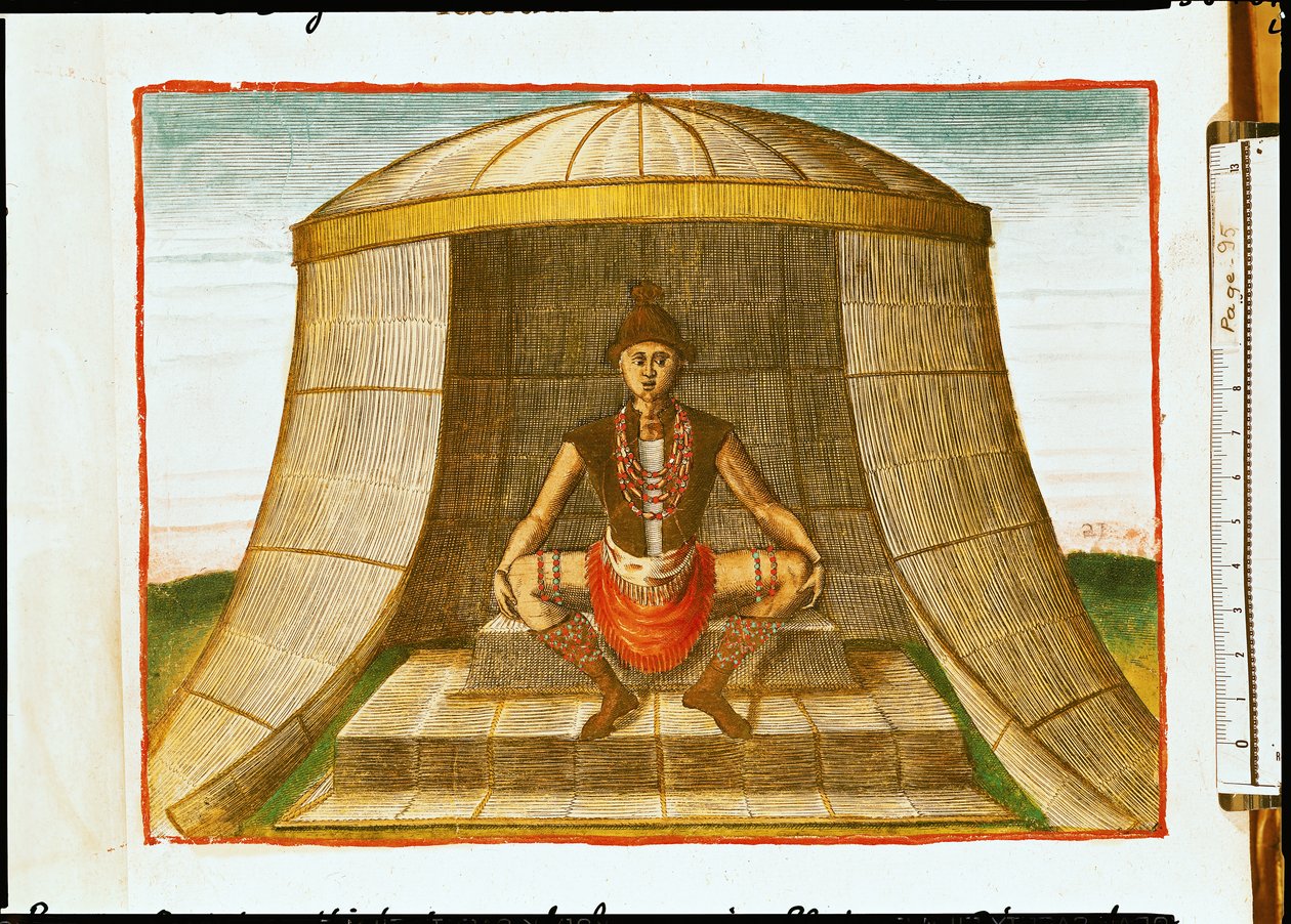 थिओडोर डी ब्राय (1528-98) 1585-88 द्वारा उकेरा गया &39;एडमिरनडरा नरेटियो ...&39; से आइडल किवासा द्वारा जॉन व्हाइट