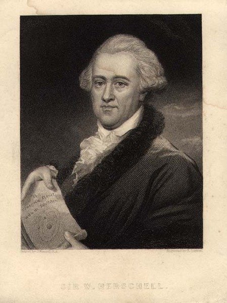 एडवर्ड स्क्रिप्वेन (1775-1841) (लिथो) द्वारा उकेरी गई सर विलियम हर्शल (1738-1822) का पोर्ट्रेट द्वारा जॉन (बाद) रसेल