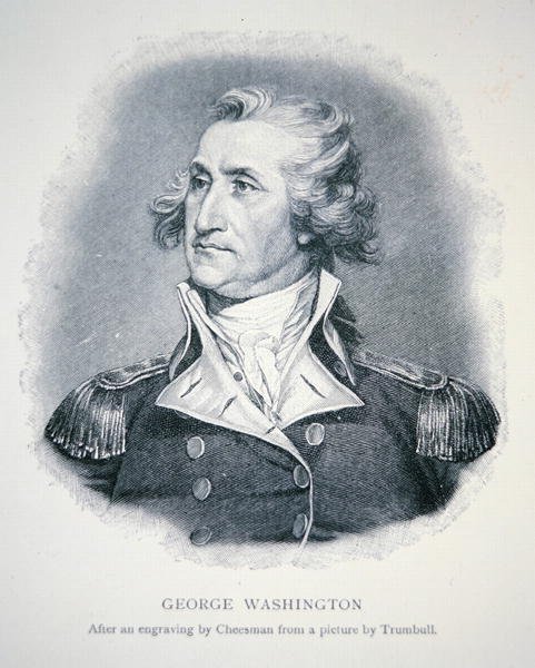 जॉर्ज वाशिंगटन, थॉमस चेसमैन (1760-1835) (लिथो) द्वारा उकेरा गया द्वारा जॉन (बाद) ट्रंबल