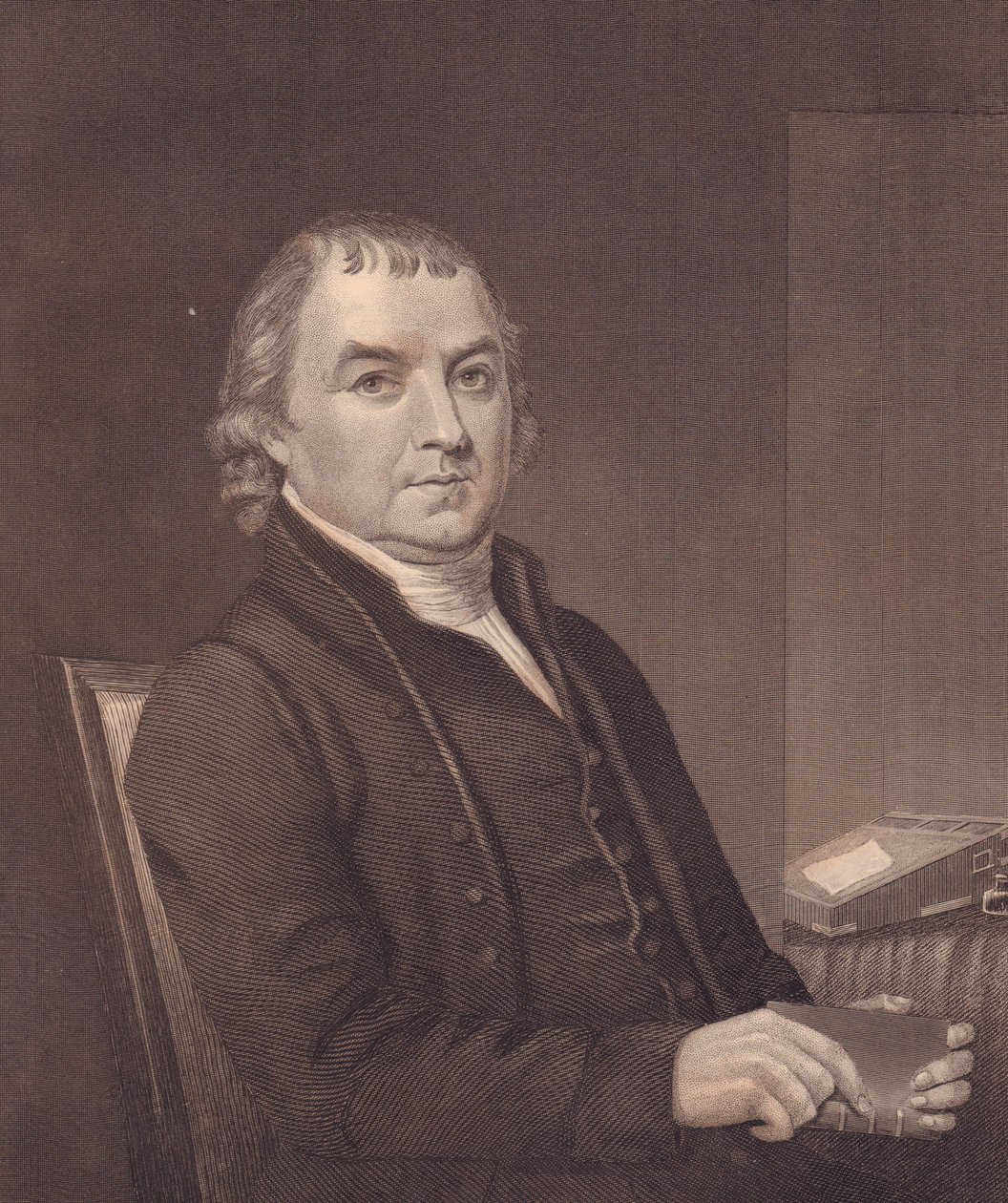 अमेरिकी मेथोडिस्ट बिशप विलियम मैक केंड्री (1757-1835) का पोर्ट्रेट, उत्कीर्णन, लगभग 1870 द्वारा वाल्टर चार्ल्स मिल्स