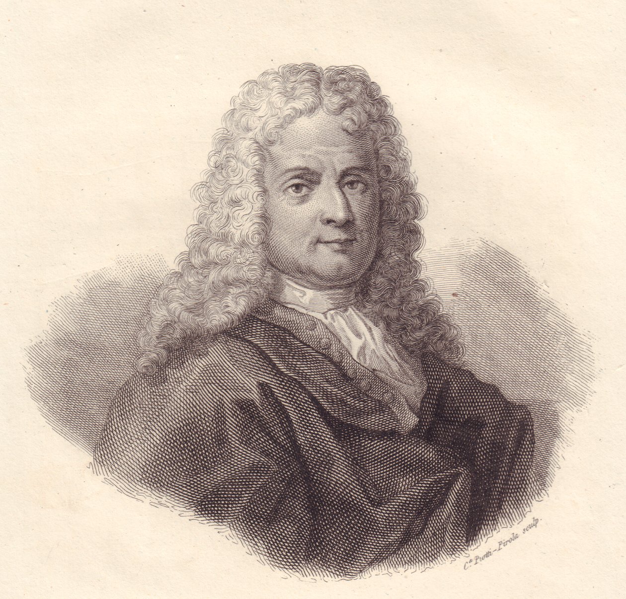 इतालवी गणितज्ञ जैकोपो रिकाटी (1676-1754) का पोर्ट्रेट, तांबे की नक्काशी कैटरिना पिओटी-पिरोला द्वारा द्वारा वाल्टर चार्ल्स मिल्स