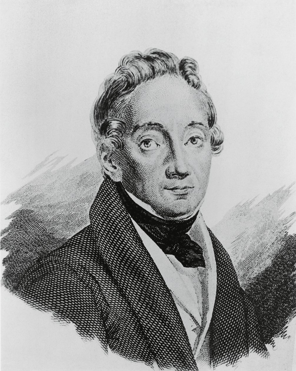 पिएत्रो कोलेटा का पोर्ट्रेट (1775-1831), इतालवी जनरल और इतिहासकार, उत्कीर्णन द्वारा वाल्टर चार्ल्स मिल्स