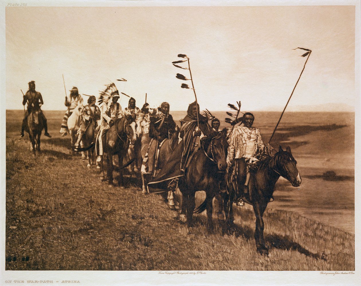 युद्ध पथ पर - एटसीना, 1908 द्वारा जॉन एंड्रयू और बेटा