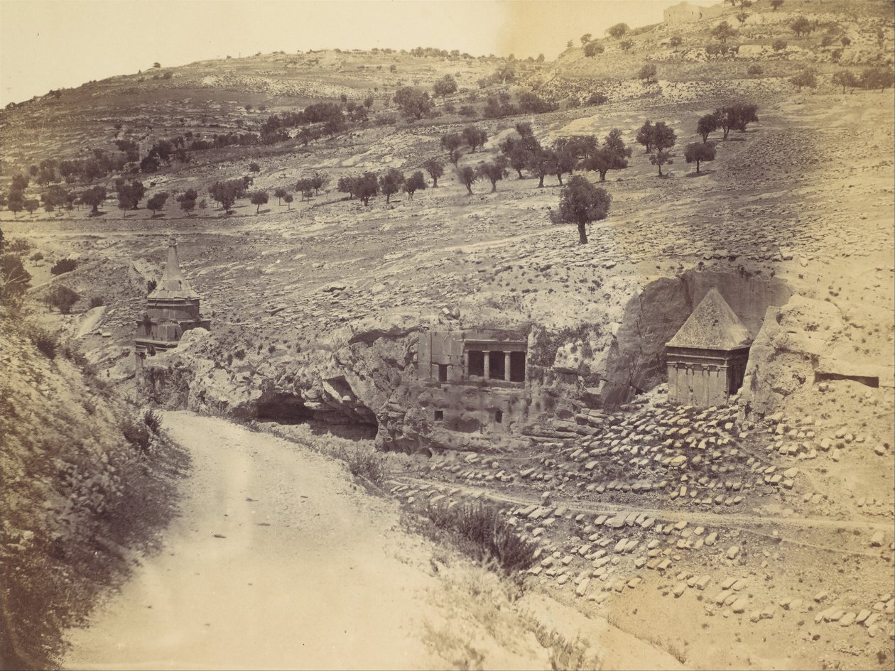 अबशालोम, जकारिया और सेंट जेम्स का मकबरा, 1860। द्वारा जॉन एंथनी