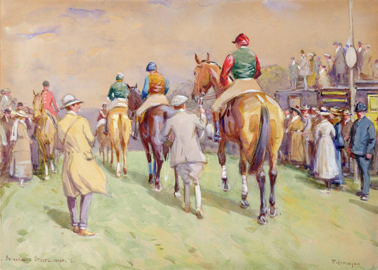 हेथरसेट स्टीपलचेज, 1921 द्वारा जॉन एटकिन्सन