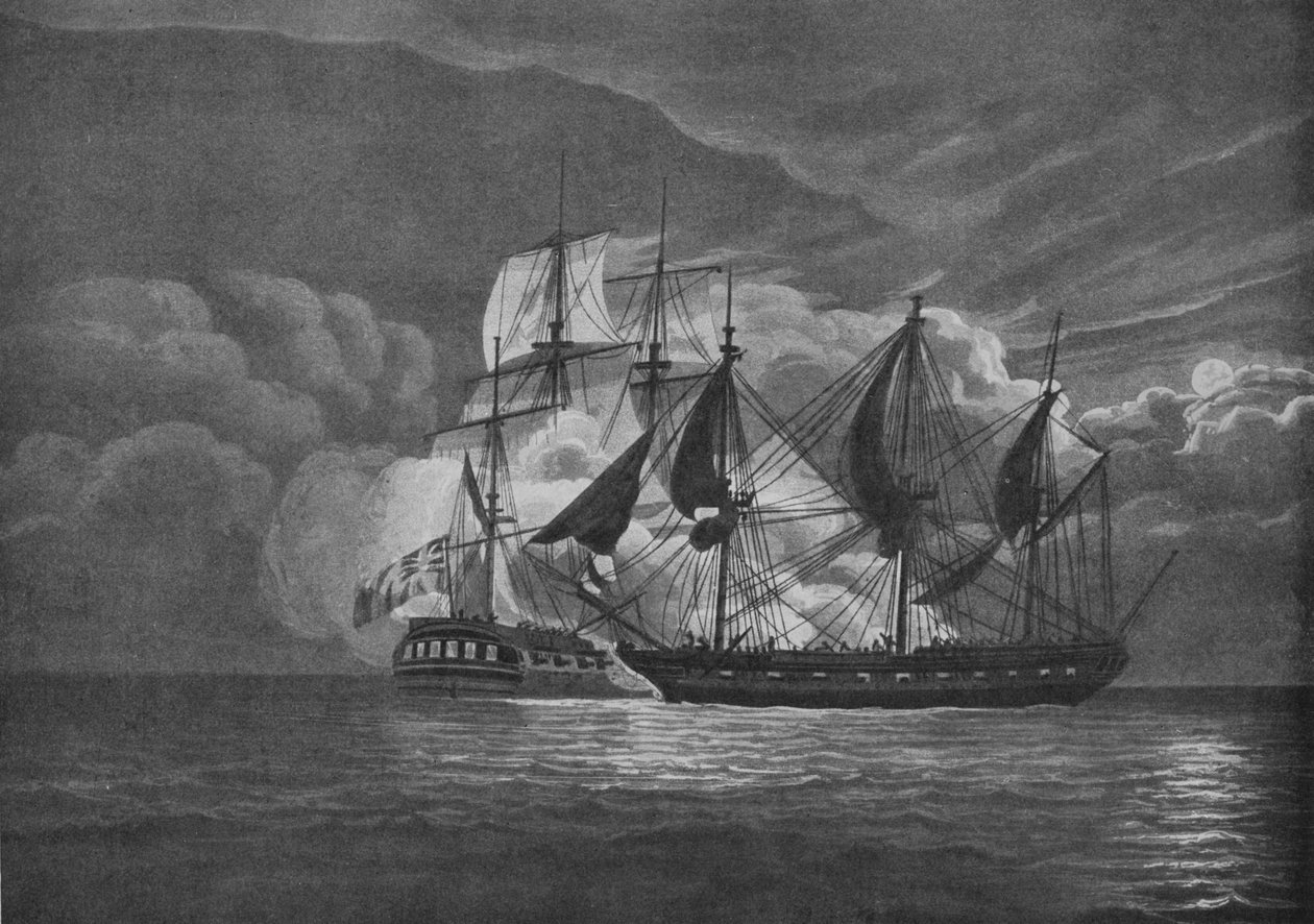 ए फाइन चेज़ एंड कैप्चर, c1800 द्वारा जॉन ऑगस्टस एटकिंसन