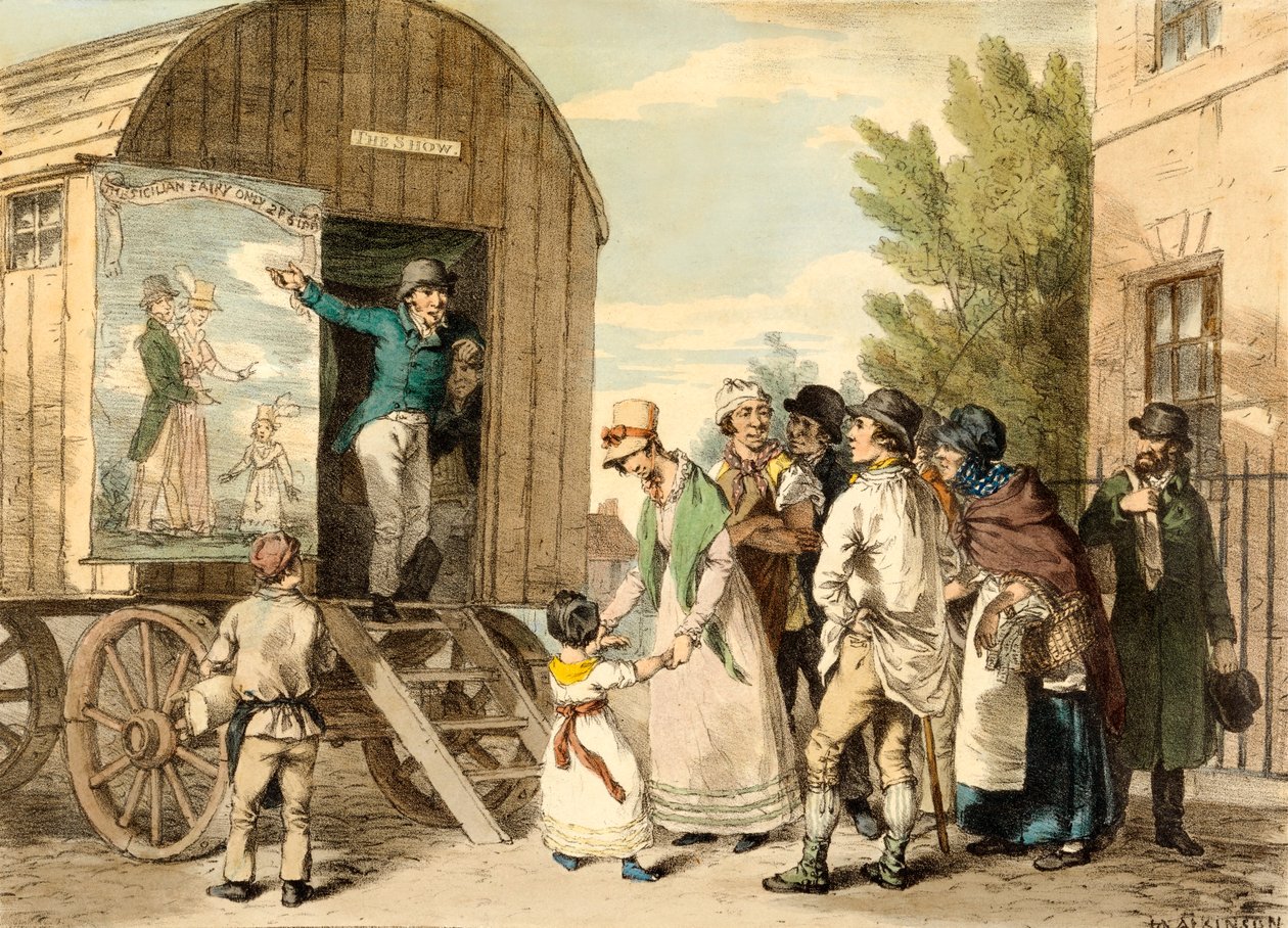 शो, पब। c1821. द्वारा जॉन ऑगस्टस एटकिंसन