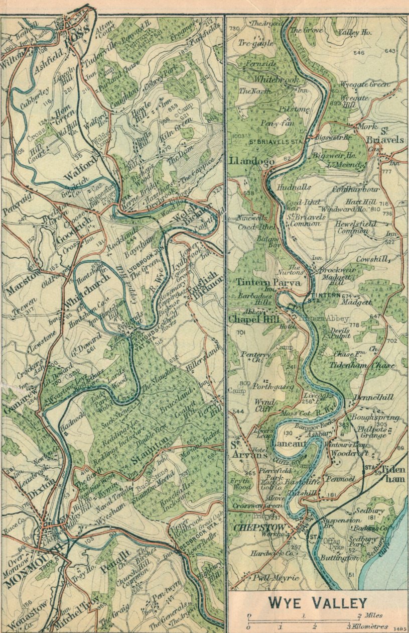 Wye Valley, c20th Century द्वारा जॉन बार्थोलोम्यू