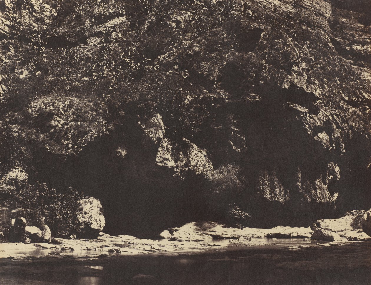 बैंक ऑफ रुमेल, कॉन्स्टेंटाइन के पास, अल्जीरिया, सीए। 1855-56। द्वारा जॉन बेस्ली ग्रीन