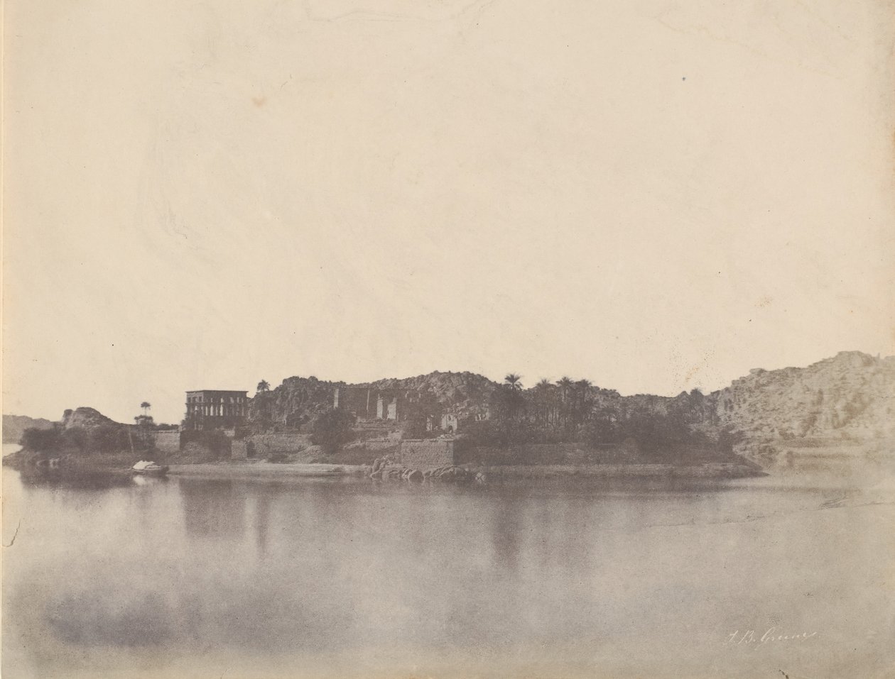फिलै का द्वीप, 1853-54। द्वारा जॉन बेस्ली ग्रीन