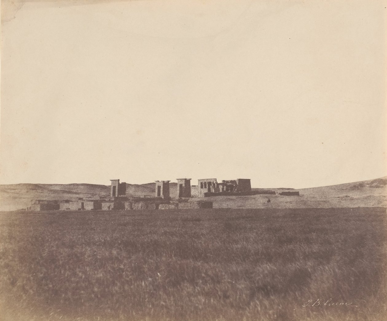 डेबौड का मंदिर, 1853-54। द्वारा जॉन बेस्ली ग्रीन