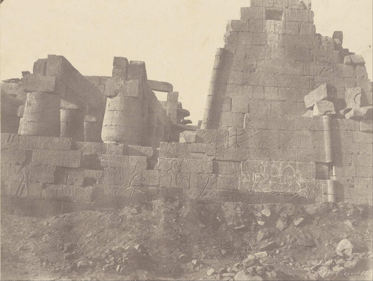कर्नाटक, हाइपोस्टाइल हॉल, उत्तरी दीवार, बाहरी चेहरा, एन ° 1 बीआईएस द्वारा जॉन ब्यासली ग्रीन