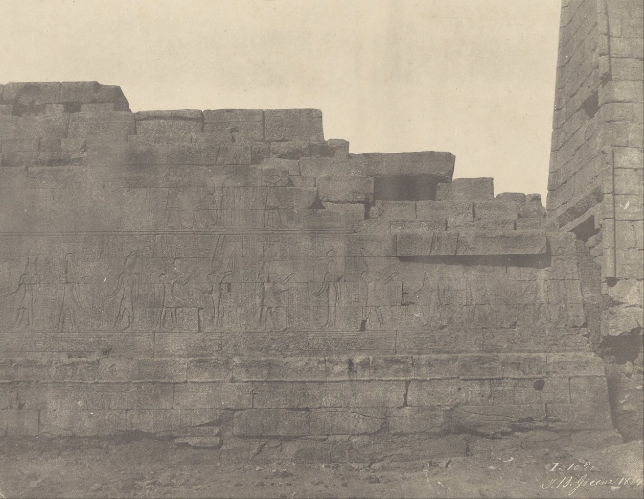 कर्नाटक, हाईपोस्टाइल हॉल के दक्षिण में मंदिर, दक्षिण दीवार (बाहरी चेहरा) द्वारा जॉन ब्यासली ग्रीन