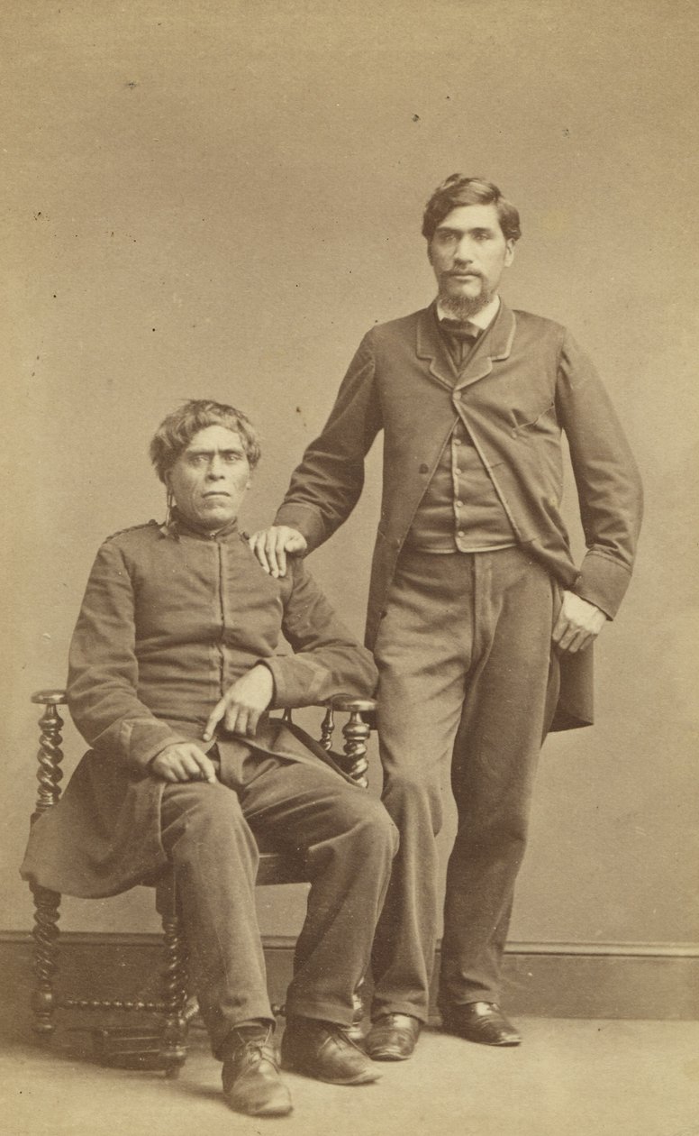 व्हेरेपापा और सोलोमन गॉड (सोलोमन द गॉड) c.1863 (एल्बम प्रिंट) द्वारा जॉन बीट्टी