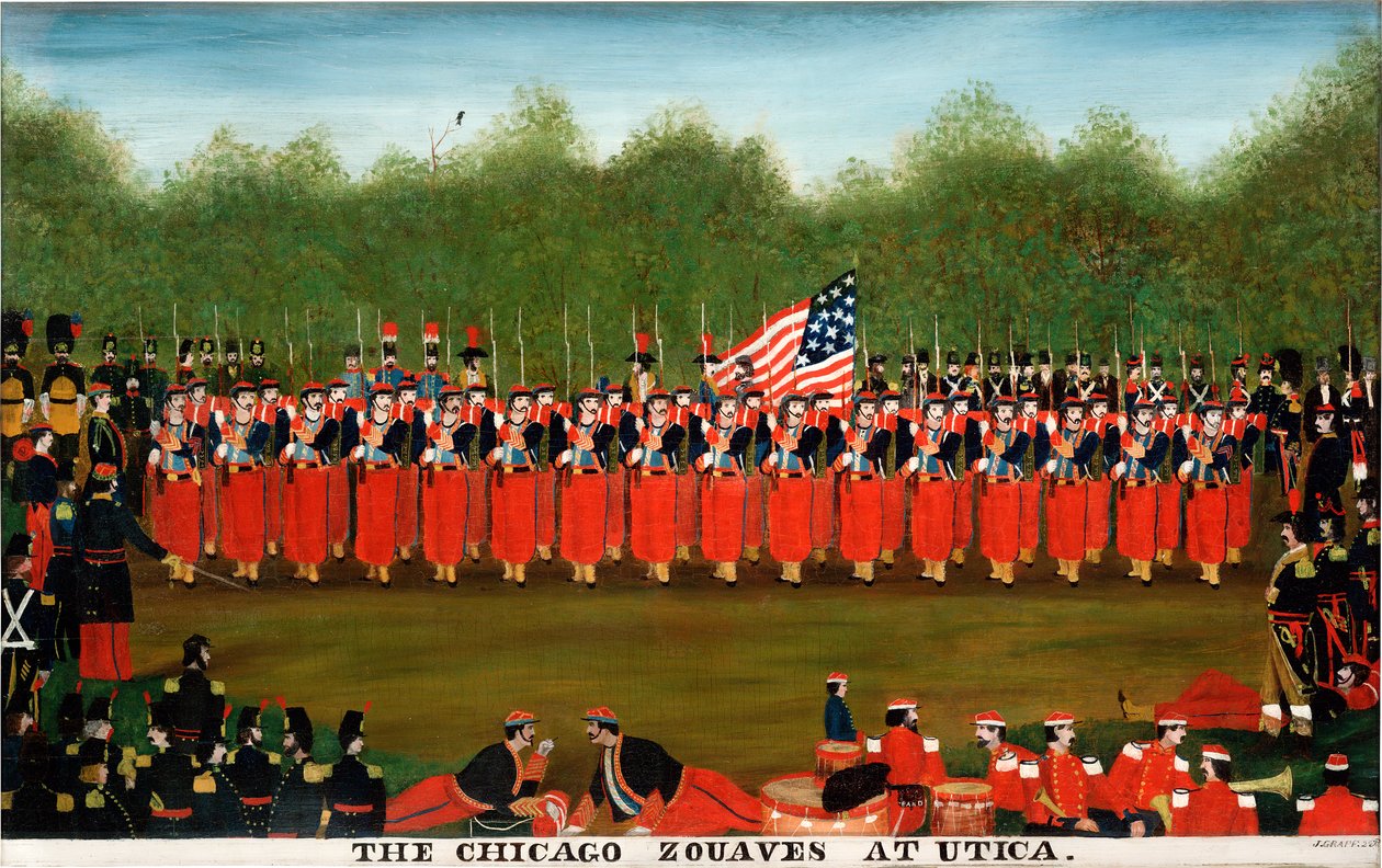 यूटिका में शिकागो ज़ूवेस, c.1860 द्वारा जॉन बर्नट ग्रफ