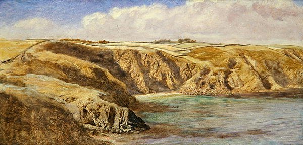 Parn Voose Cove (कैनवास पर तेल) द्वारा जॉन ब्रेट