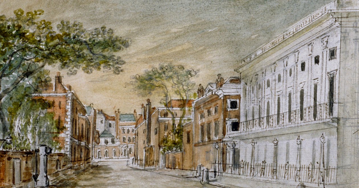 विगो लेन के साथ देखें, वेस्टमिंस्टर शहर, लंदन, 1793 द्वारा जॉन ब्रोमली