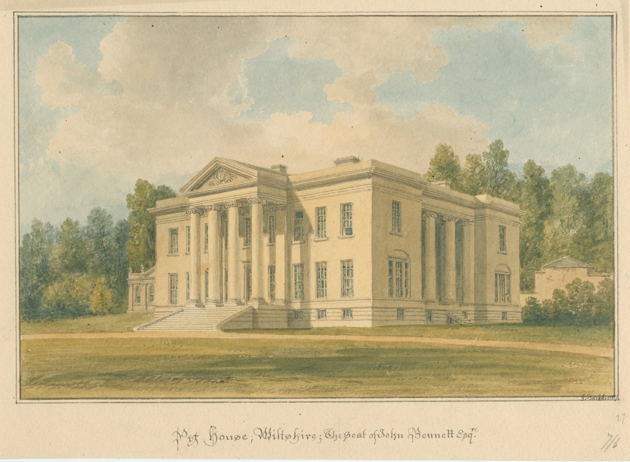 विल्टशायर - पाइट हाउस, 1817 द्वारा जॉन बकलर