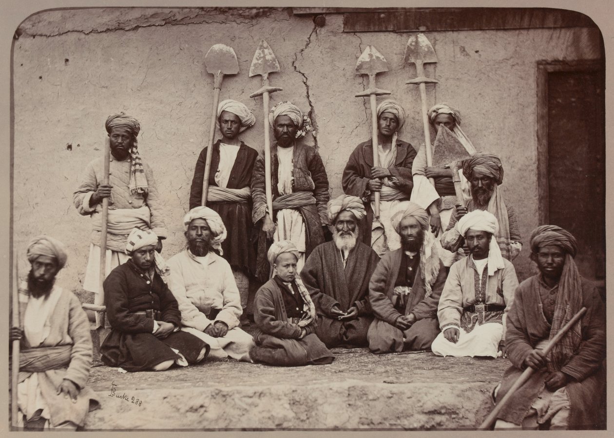 काबुल के जमींदारों और मजदूरों, 1879 द्वारा जॉन बर्क