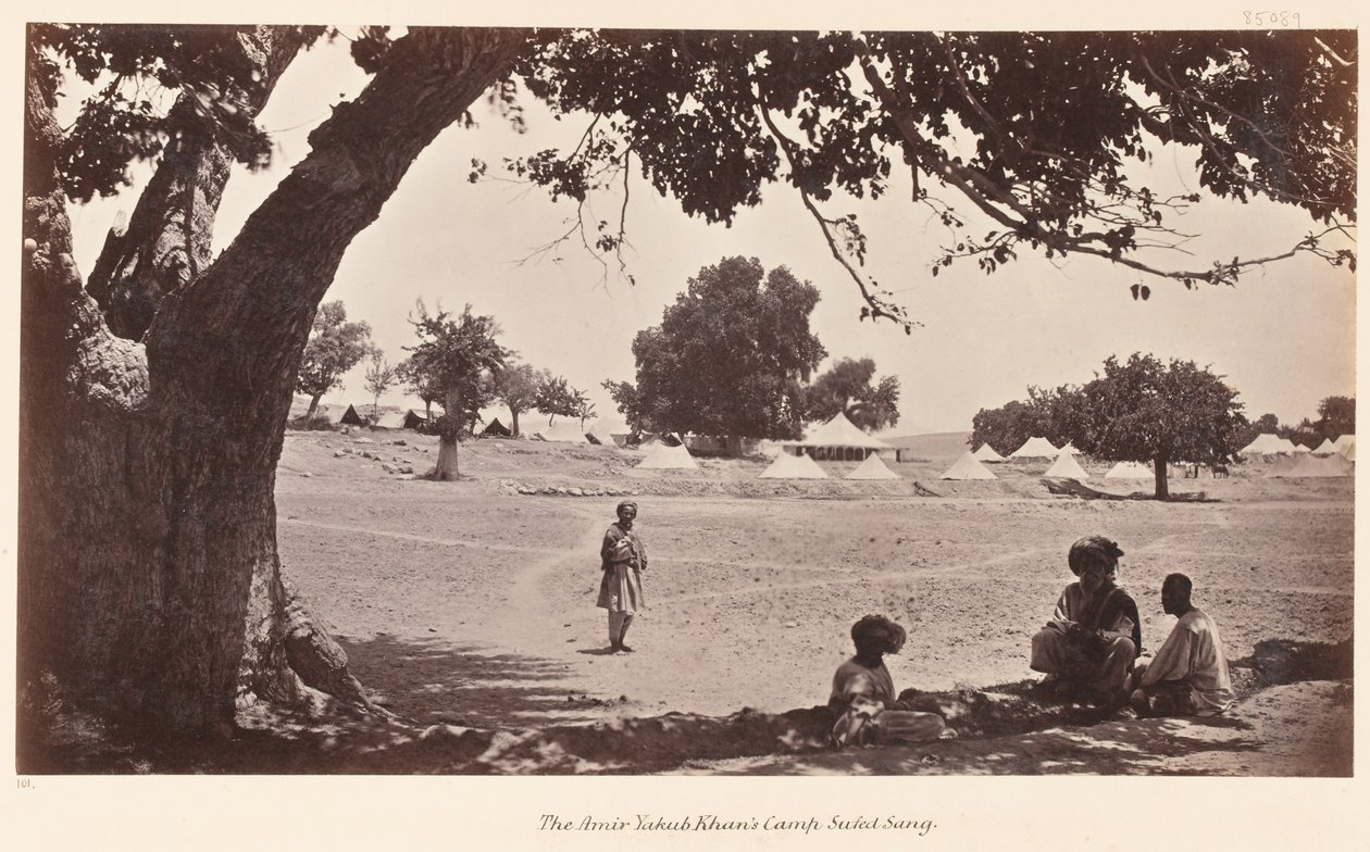 अमीर जैकब खान का कैम्प सफेड सांग, 1879 द्वारा जॉन बर्क