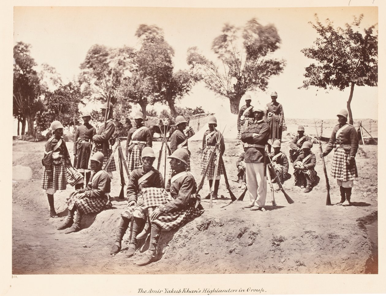 द अमीर हाइलैंड गार्ड , 1879 लगभग द्वारा जॉन बर्क