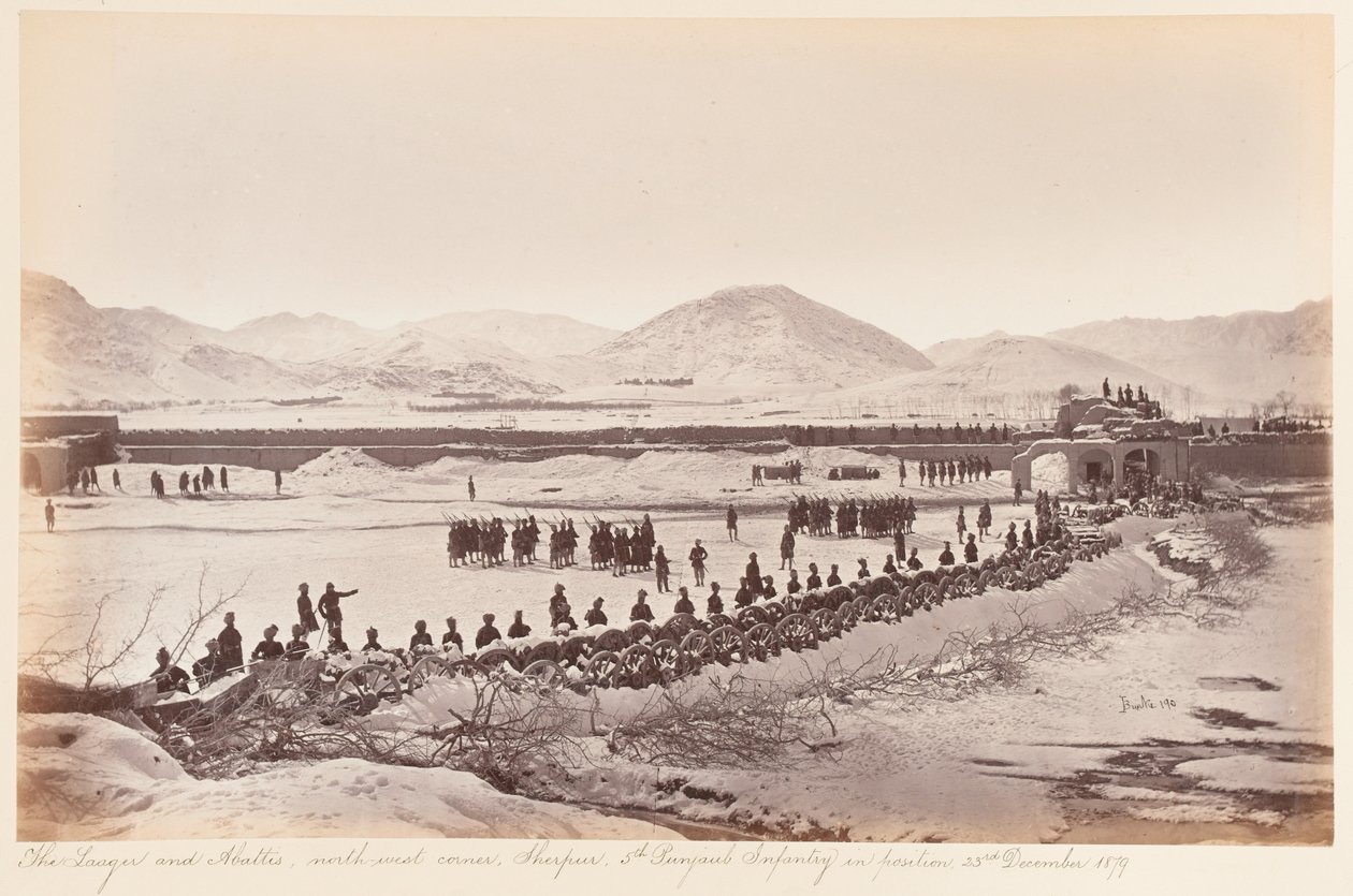 द लागर एंड एबटिस, शेरपुर छावनी, दिसंबर 1879 द्वारा जॉन बर्क