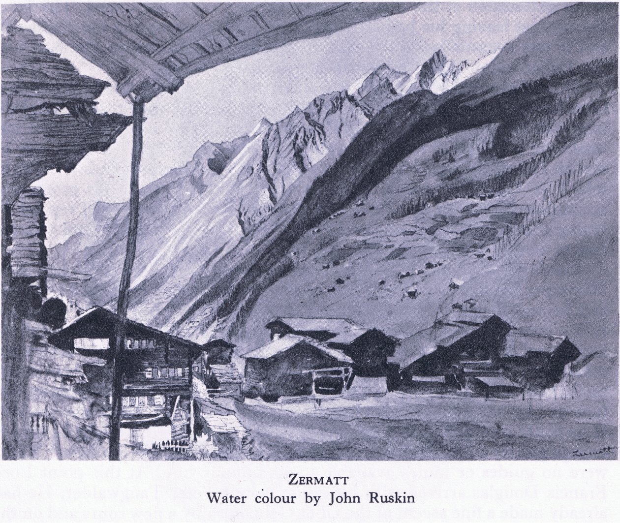 ज़ेरमैट, ब्रिटिश एडवेंचर से कोलिन्स द्वारा प्रकाशित, 1947 द्वारा जॉन बुशिन