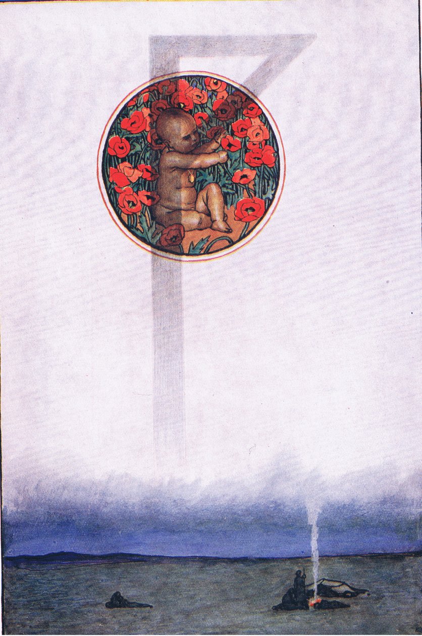 उनका माणिक, द गार्डन ऑफ काम (और भारत के अन्य गीत), 1920 से चित्रण द्वारा जॉन बयम लिस्टन शॉ