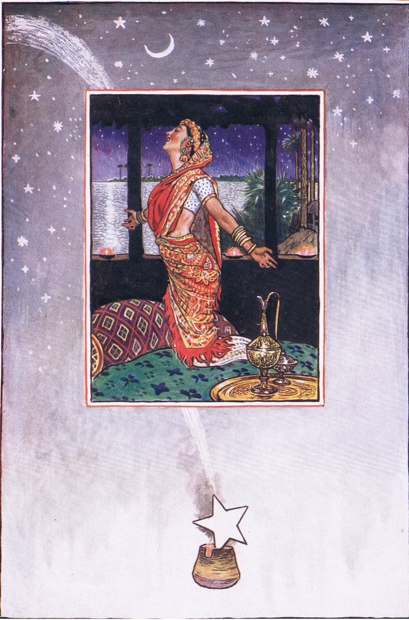 प्रेम की गर्मी को शांत करने के लिए कोई हवा नहीं है, उदाहरण गार्डन ऑफ काम (और भारत के अन्य गीत), 1920 द्वारा जॉन बयम लिस्टन शॉ