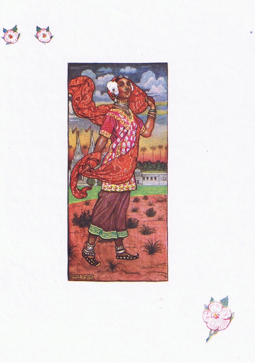 वसंत में वालगोविंड्स गीत, द गार्डन ऑफ काम (और भारत के अन्य गीत), 1920 से चित्रण द्वारा जॉन बयम लिस्टन शॉ