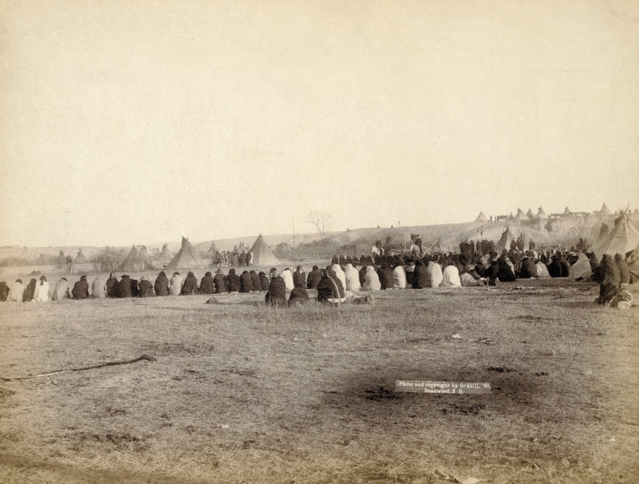 शत्रुतापूर्ण शिविर में भारतीय परिषद, 1891 द्वारा जॉन सीएच ग्रिल