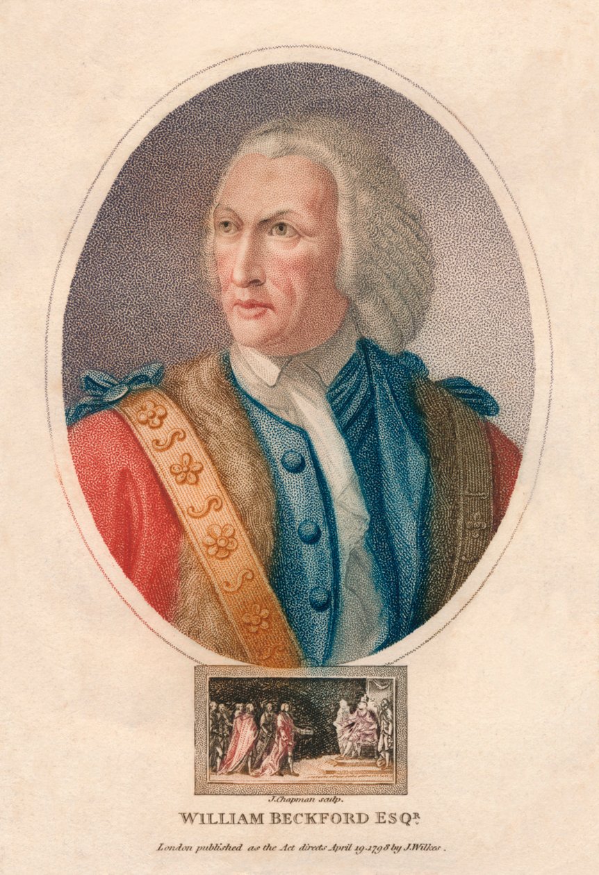 विलियम बेकफोर्ड एस्क्वायर, 1798। द्वारा जॉन चैपमैन