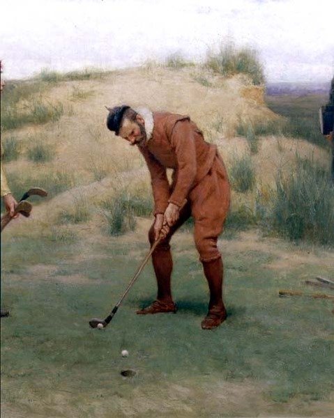 उपदेश के समय के दौरान, गोल्फर का विस्तार, 1896 द्वारा जॉन चार्ल्स डॉलमैन