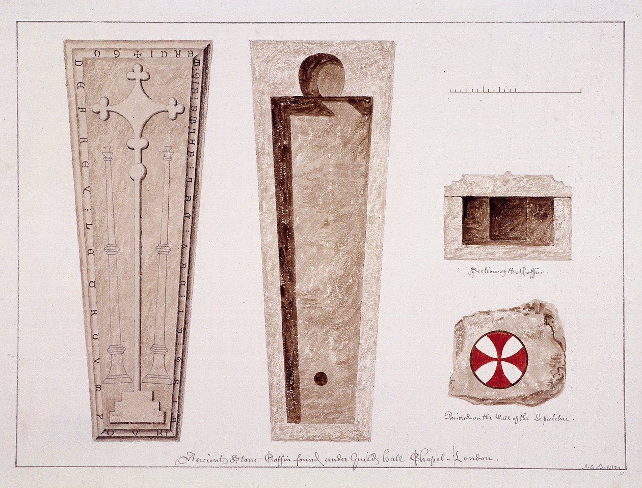 गिल्डहॉल, लंदन, 1822 द्वारा जॉन चेसेल बकलर