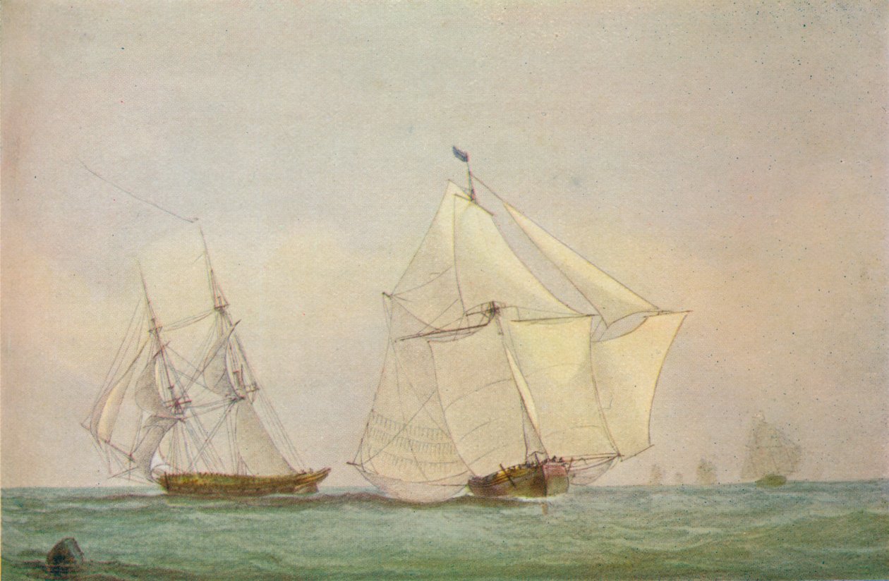 लीथ स्मैक रनिंग अप स्विम, अक्टूबर, 1838 द्वारा जॉन क्रिश्चियन स्कैचकी