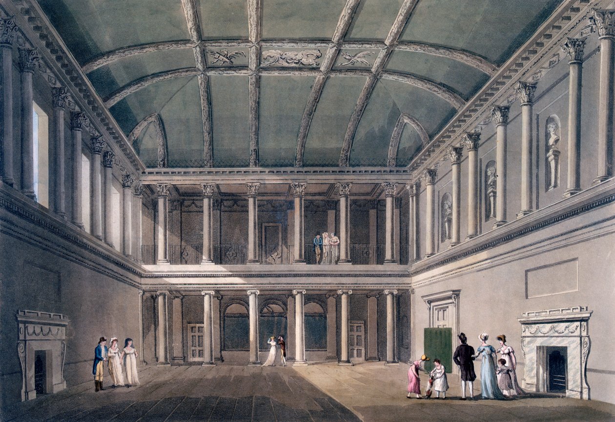 बाथ, कॉन्सर्ट रूम, पब। 1805. द्वारा जॉन क्लाउड नटेस