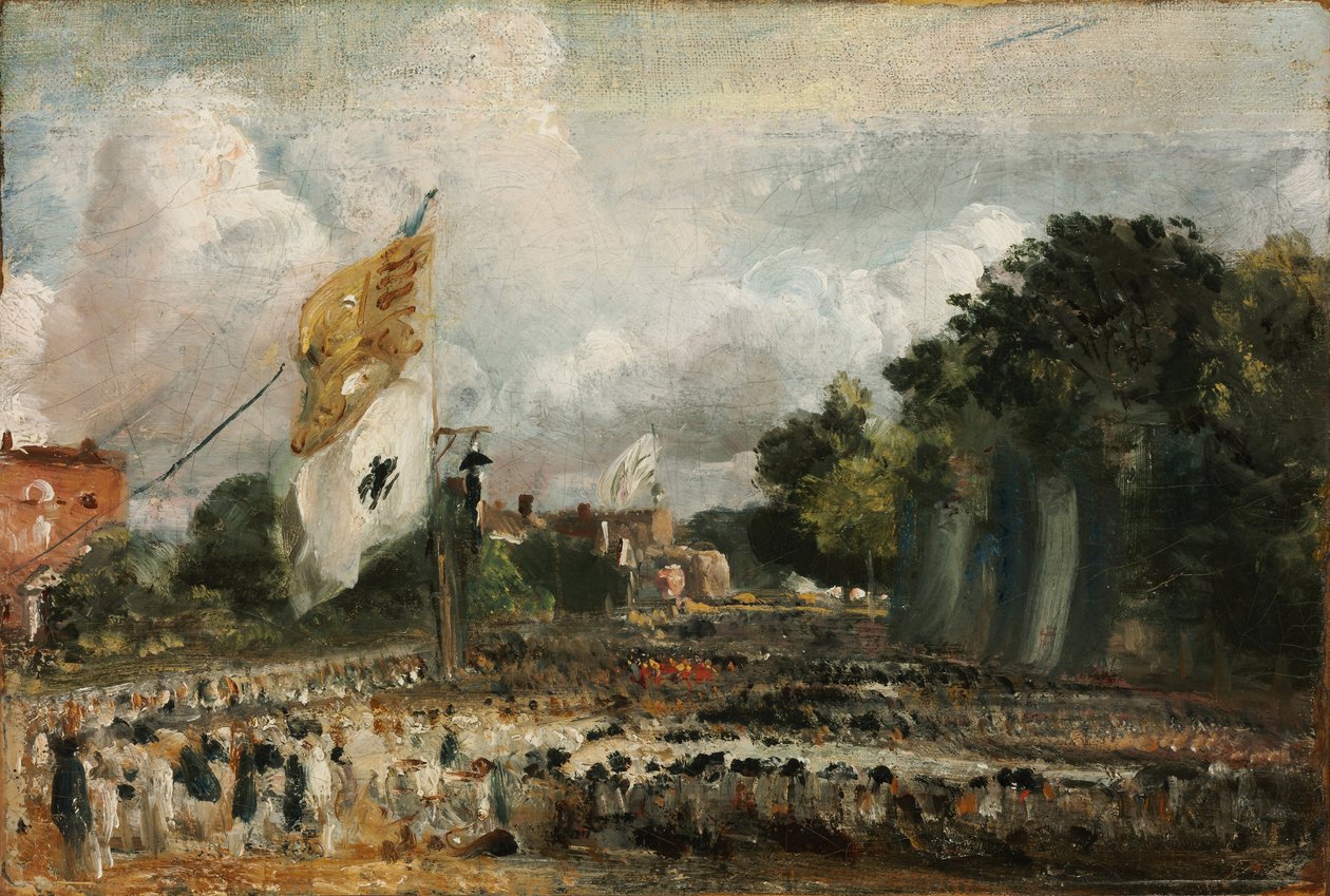 1814 के पूर्वी बर्गोल्ट में 1814 की सामान्य शांति का उत्सव द्वारा जॉन कांस्टेबल