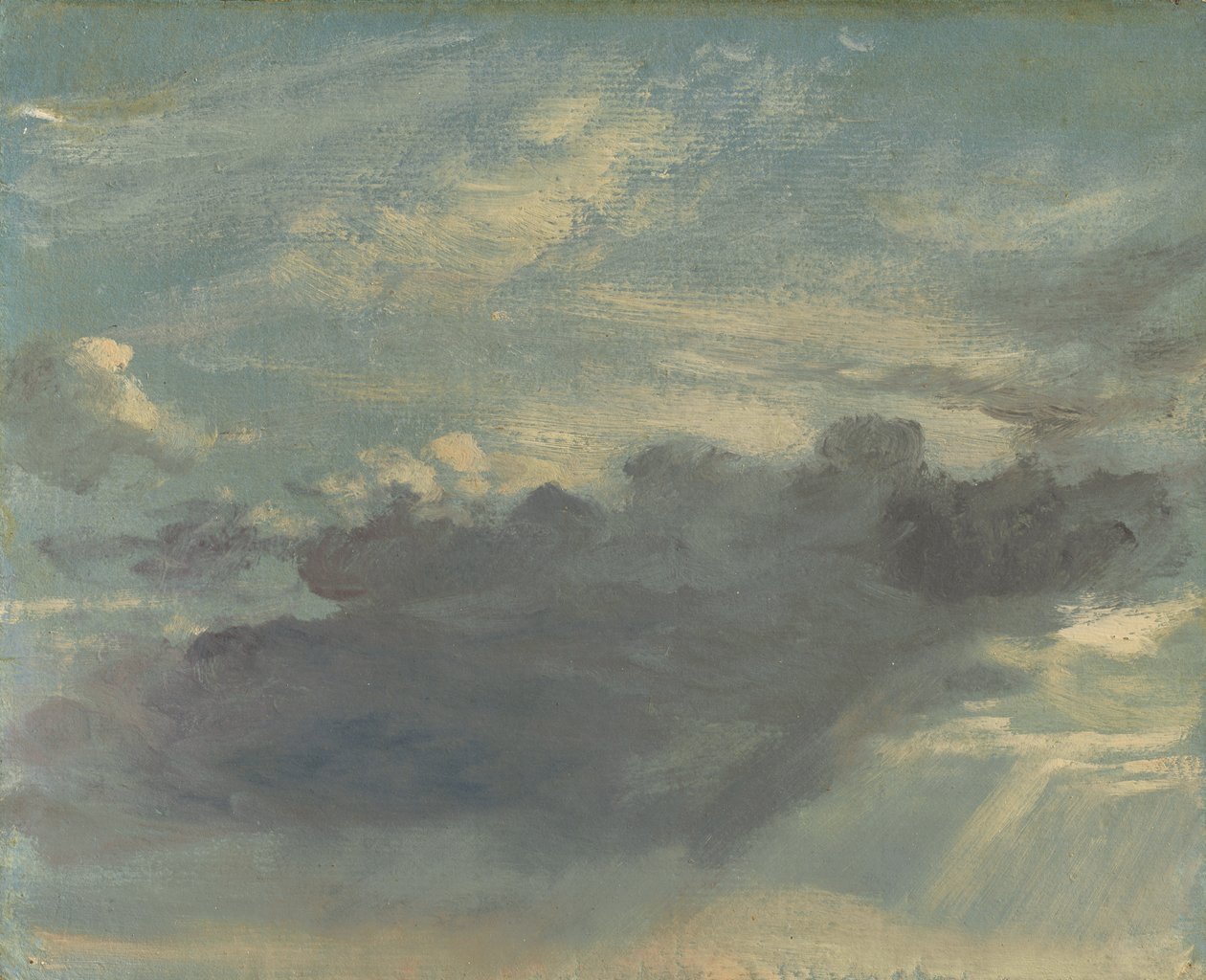 क्लाउड स्टडी, c.1821-22 द्वारा जॉन कांस्टेबल