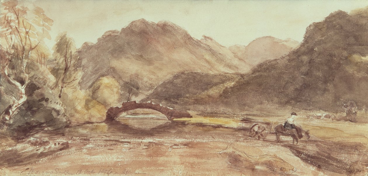 बोराडेल का स्केच, 1806, दोपहर द्वारा जॉन कांस्टेबल