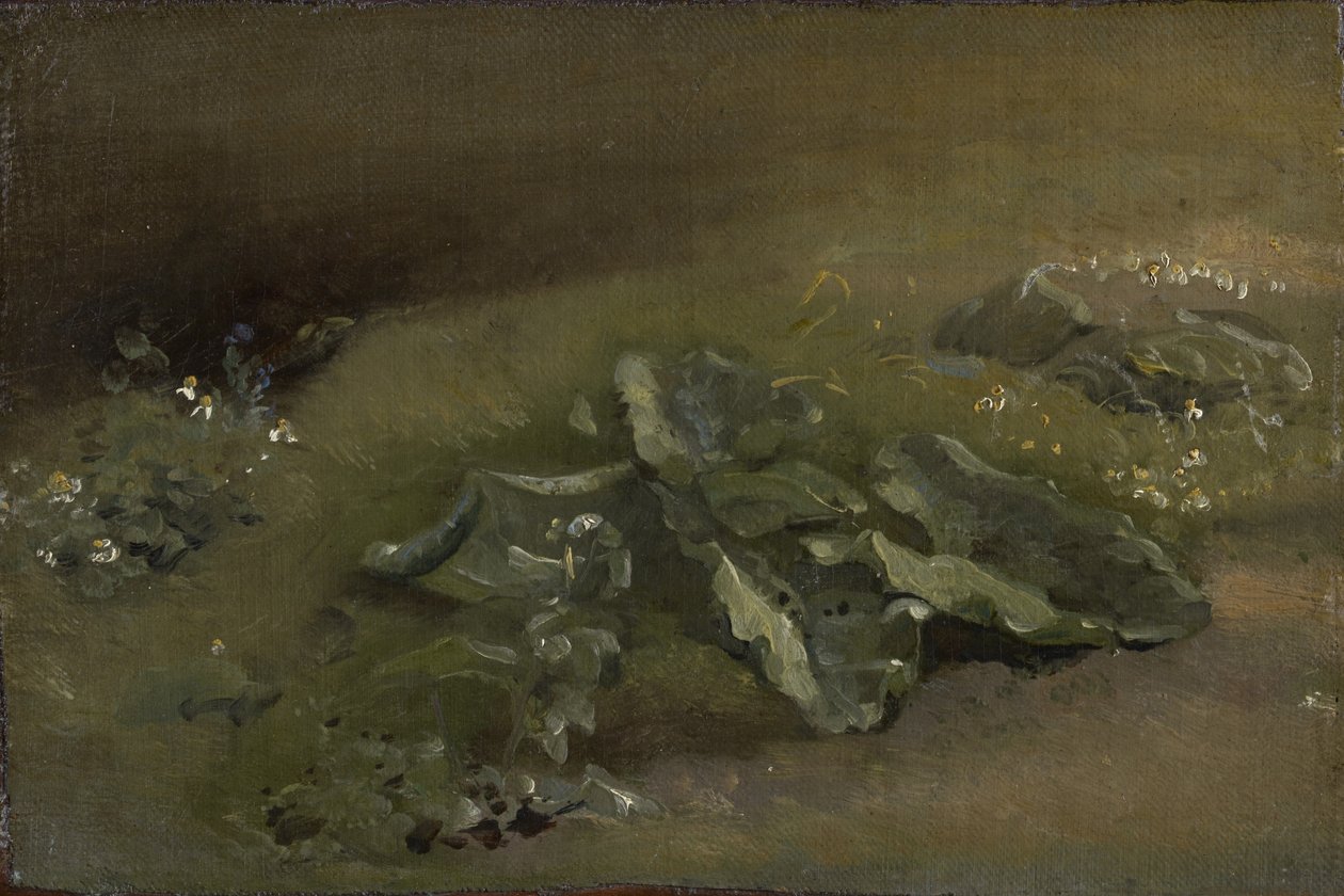 बर्डॉक का अध्ययन, c.1810-14 या c.1828 द्वारा जॉन कांस्टेबल