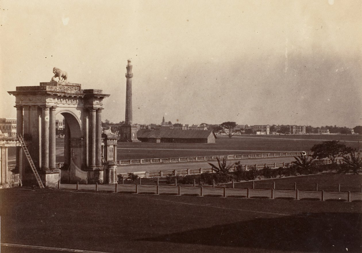 [गवर्नमेंट हाउस, कलकत्ता से चौरंगी का दृश्य], 1858-61। द्वारा जॉन कॉन्सटेंटाइन स्टेनली