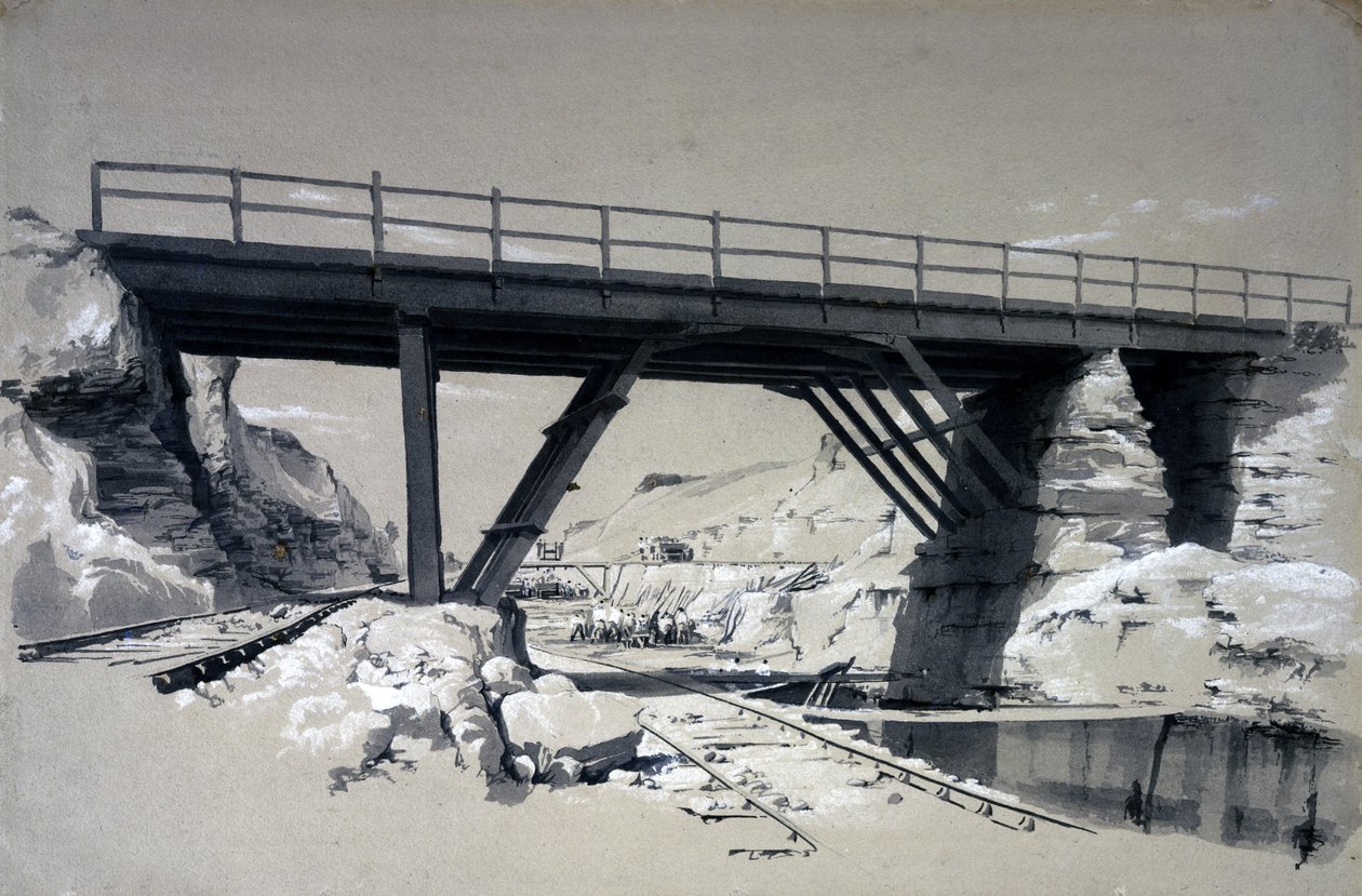 ब्लिसवर्थ कटिंग, नॉर्थम्पटनशायर, 2 जुलाई 1837 (कलम और स्याही और कागज पर धोना) द्वारा जॉन कुक बोर्न