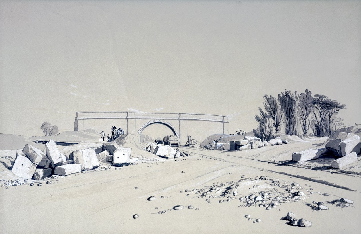 हैरो वेल्ड, 8 मई 1837 (कलम और स्याही और कागज पर धोना) द्वारा जॉन कुक बोर्न
