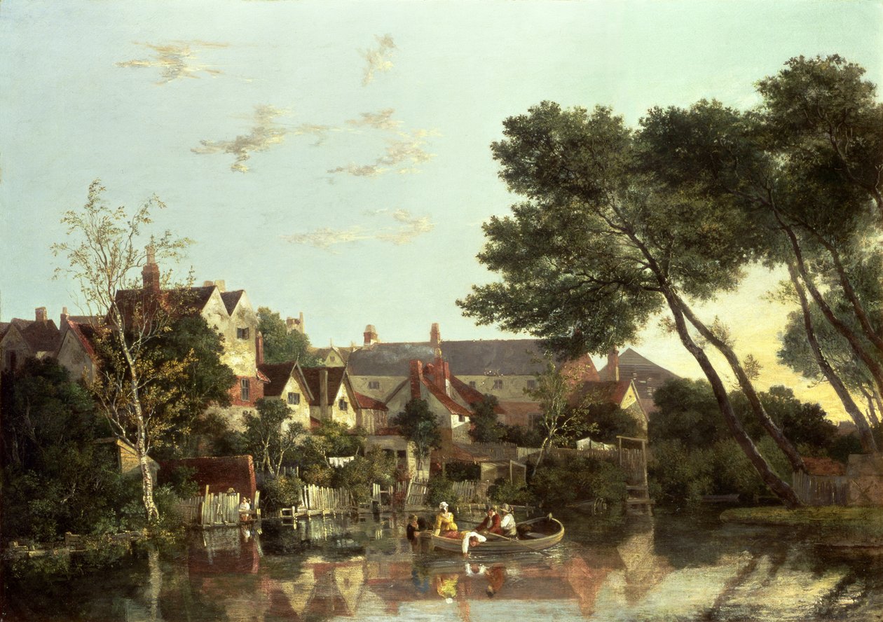 नॉर्विच नदी, दोपहर, c.1812-19 द्वारा जॉन क्रोम