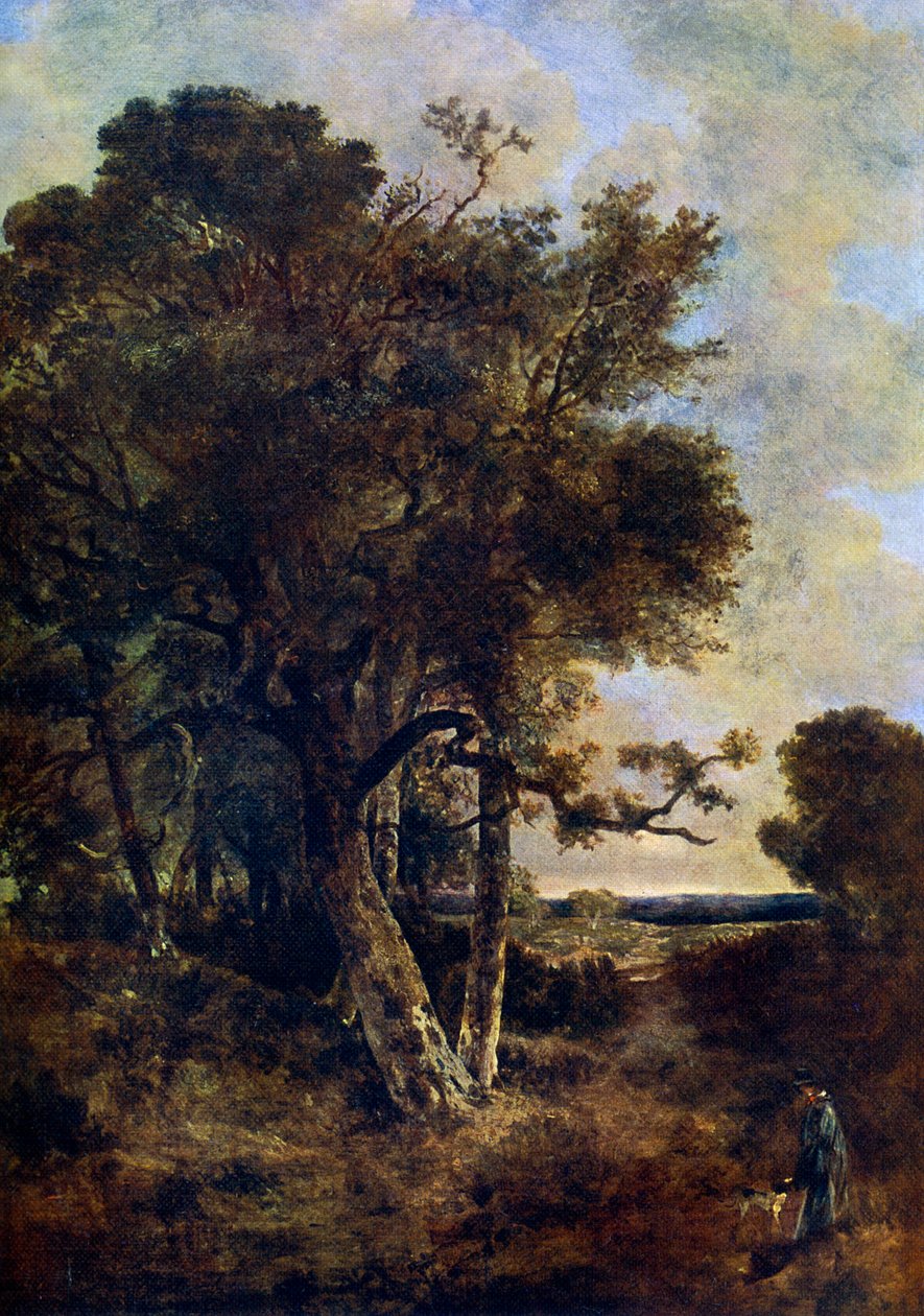 वन के स्कर्ट पर, c1788-1821, 1912। द्वारा जॉन क्रोम
