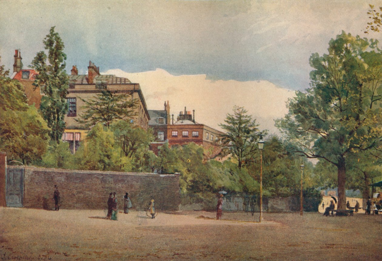 मॉल, वेस्टमिंस्टर, लंदन से स्प्रिंग गार्डन, c1880 1926 द्वारा जॉन क्रोथर