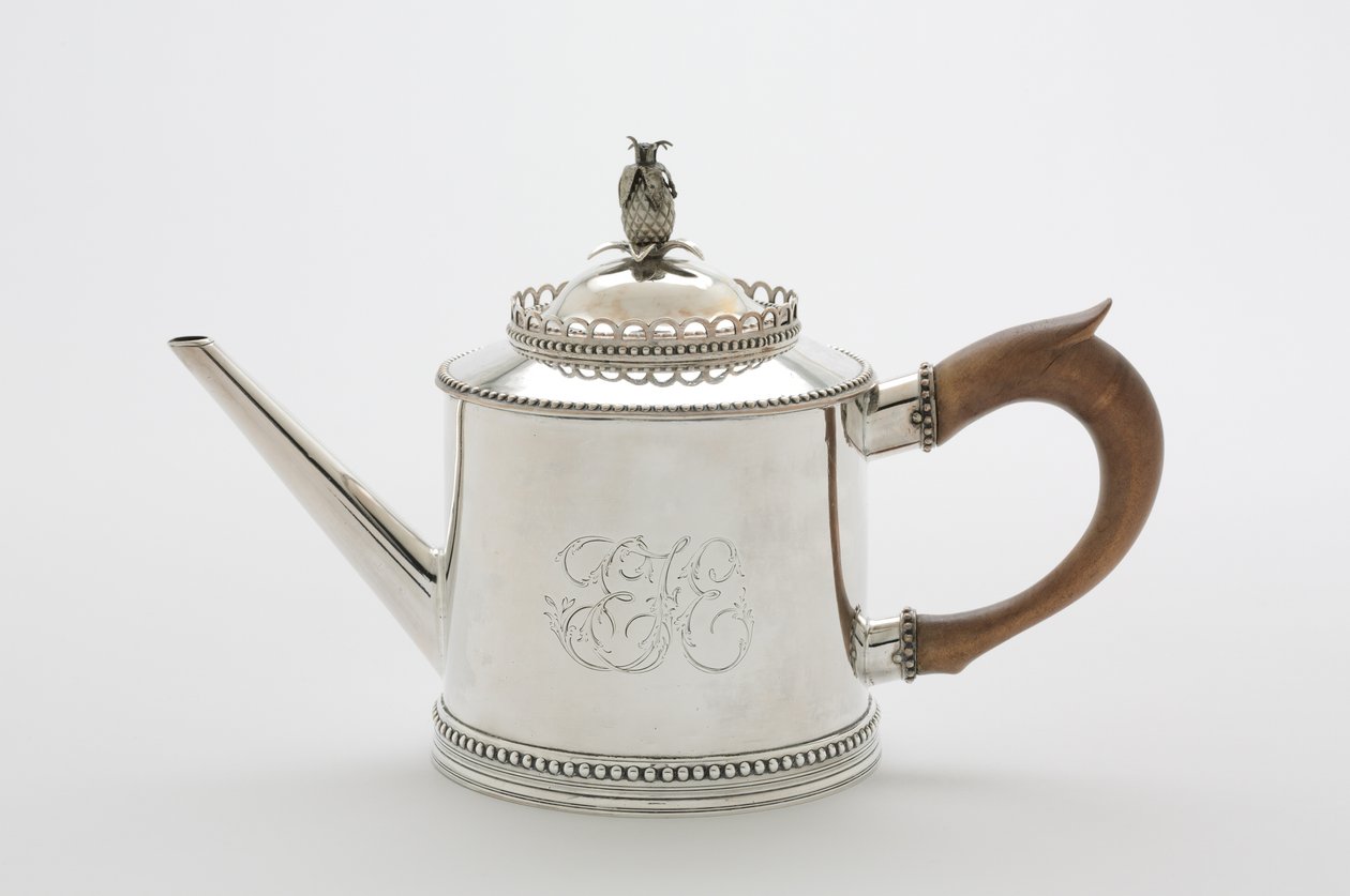 चायदानी, c.1790 (रजत) द्वारा जॉन डेविड