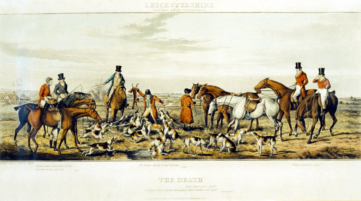 हेनरी एल्केन (1785-1851) 1825 (रंग उत्कीर्णन) द्वारा उकेरी गई द डेथ, द लीसेस्टरशायर्स द्वारा जॉन डीन (बाद में) पॉल