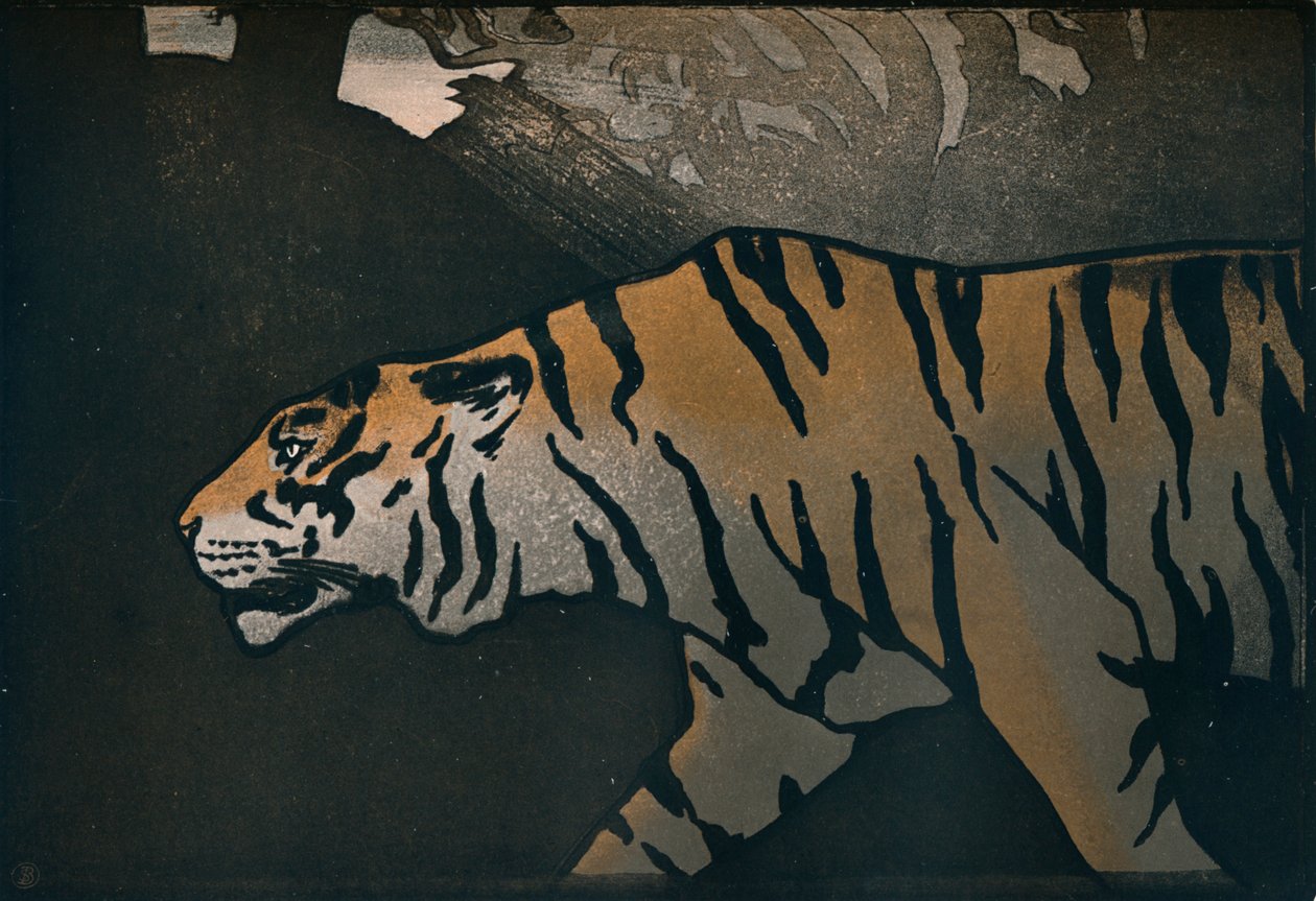 द टाइगर, c1900 द्वारा जॉन डिक्सन बैटन