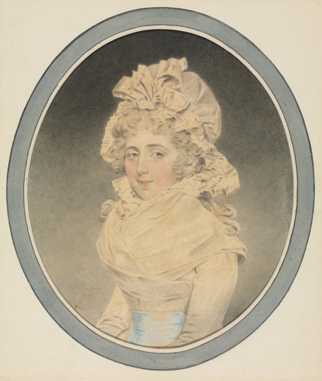 लेडी कैरोलिन व्रोटेस्ले, 1792। द्वारा जॉन डाउनमैन